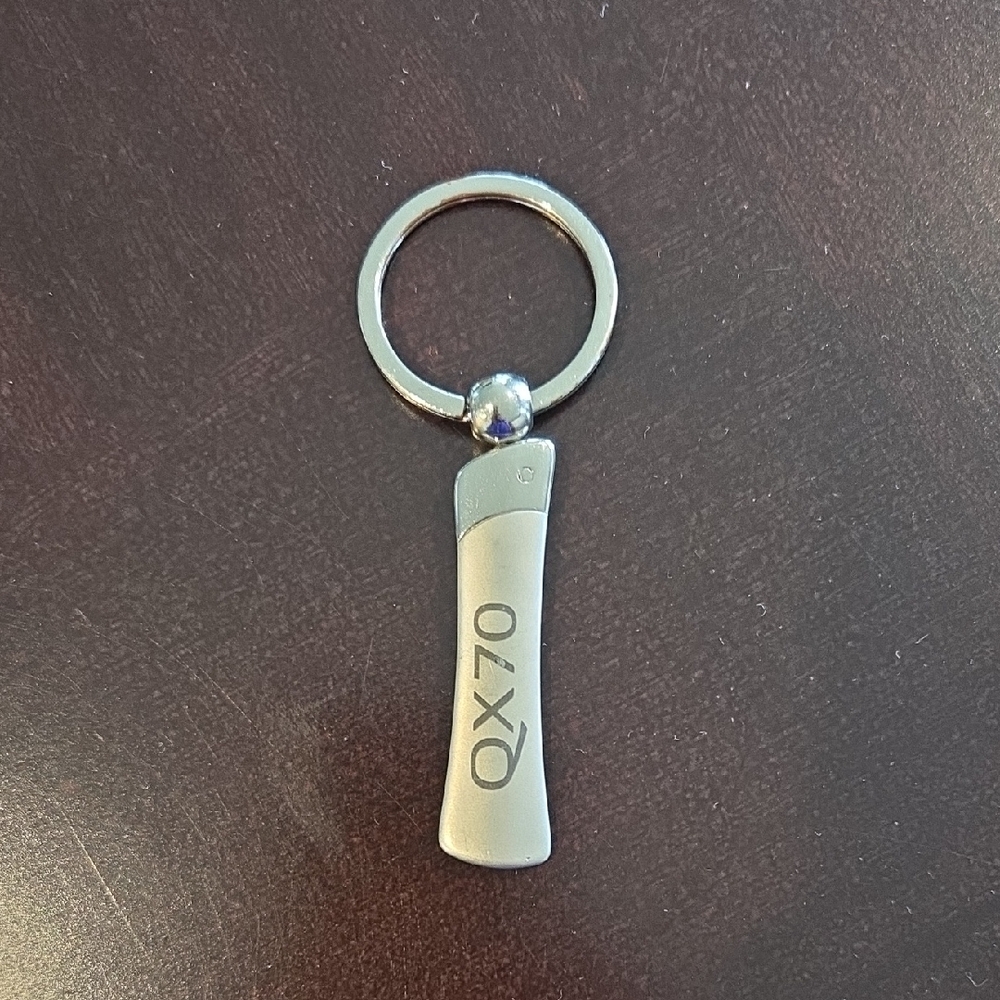 INFINITI Silver and Gray Keychain